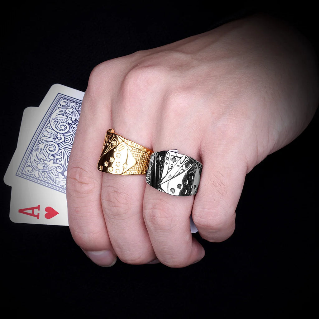 PENDRA 316l Straight Flush Ring