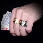 PENDRA 316l Straight Flush Ring