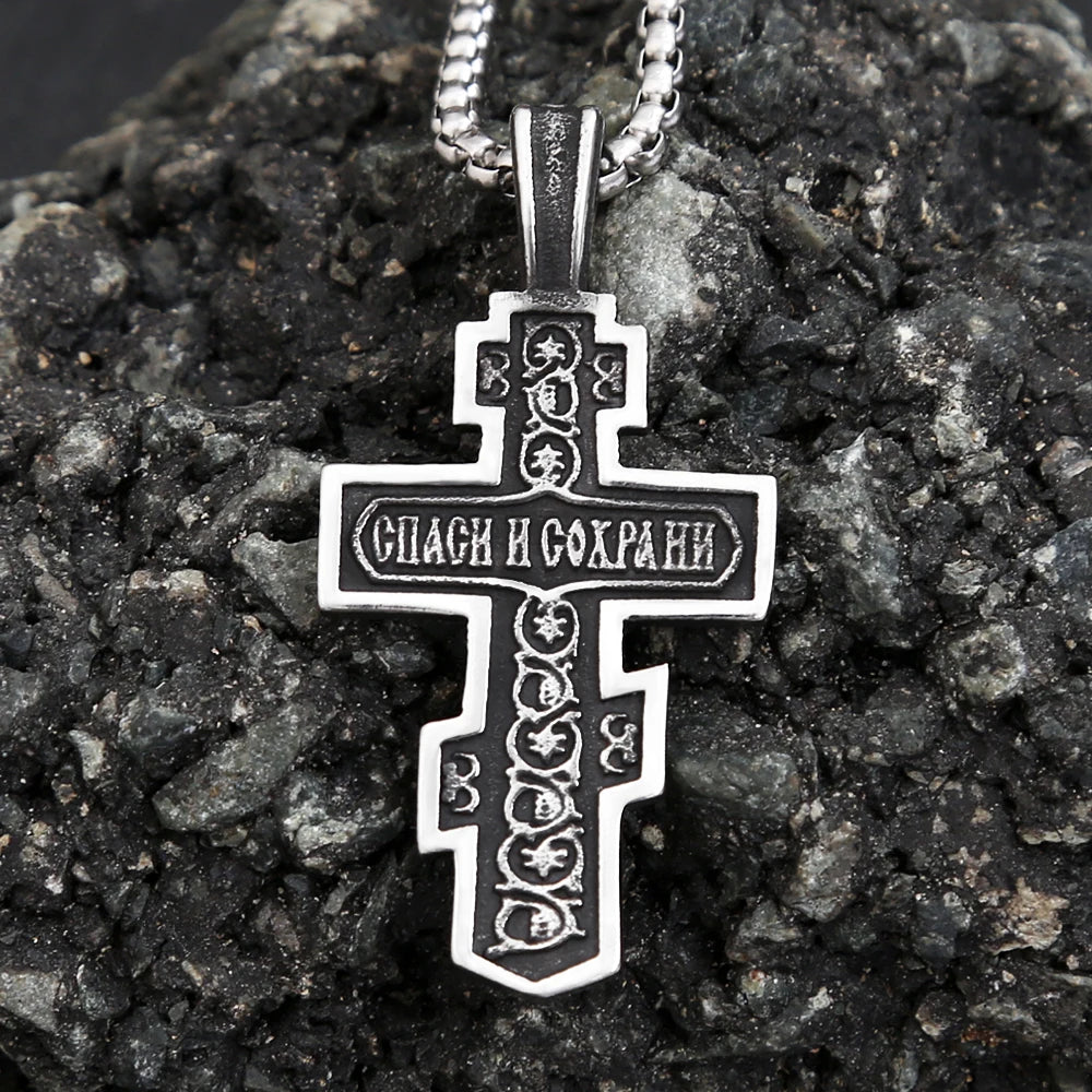PENDRA Jesuscross 316L Stainless Steel Jesus Cross Pendant