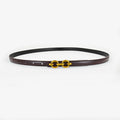 PENDRA Fayeyne Genuine Leather Elegant Slim Belt
