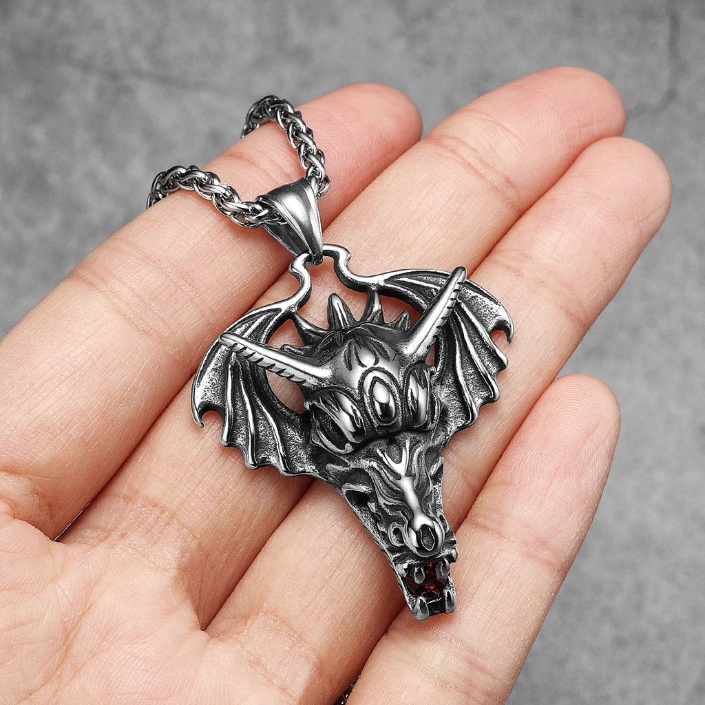 PENDRA Soladric Dinosaur Motif Necklace
