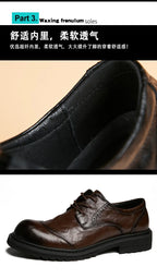PENDRA Leather Lace Platform Shoes