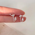 PENDRA Dolphins Sterling Silver Earrings