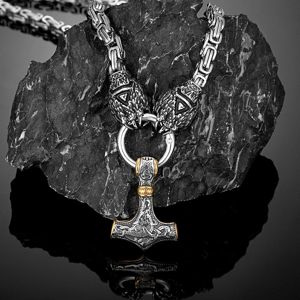 PENDRA Wolf Norse Pendant Necklace