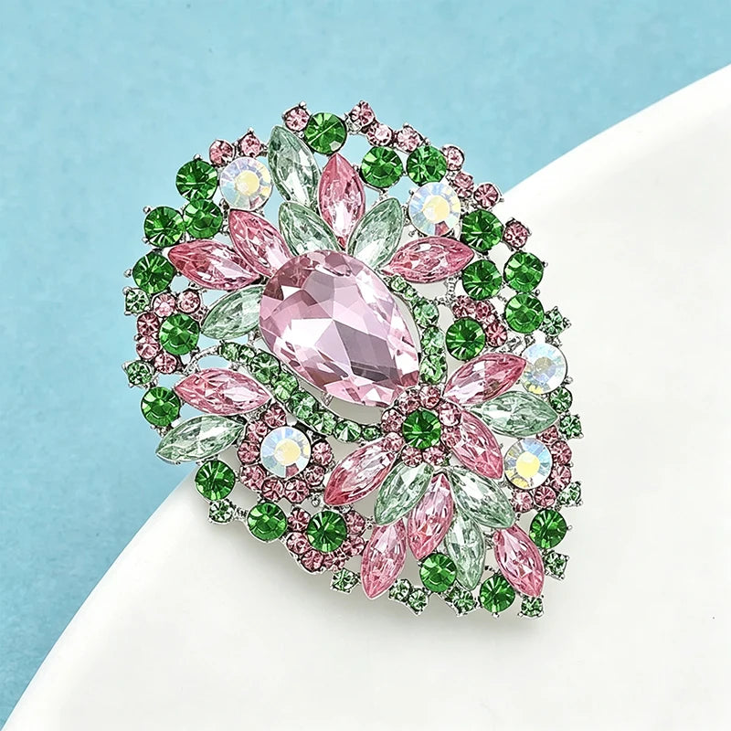 PENDRA Florielle4 Crystal Brooch