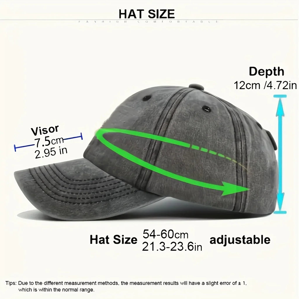 PENDRA Cotton Embossed Flag Baseball Cap