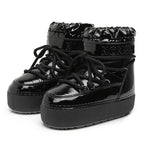 -40 2025 New Women's Winter Moon Medium Tube Waterproof Space Ankle Snow Boots
