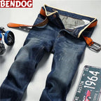 PENDRA Denim Straight Dark Pants