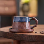 PENDRA Japanese Handmade Kiln-Changed Retro Ceramic Coffee Mug
