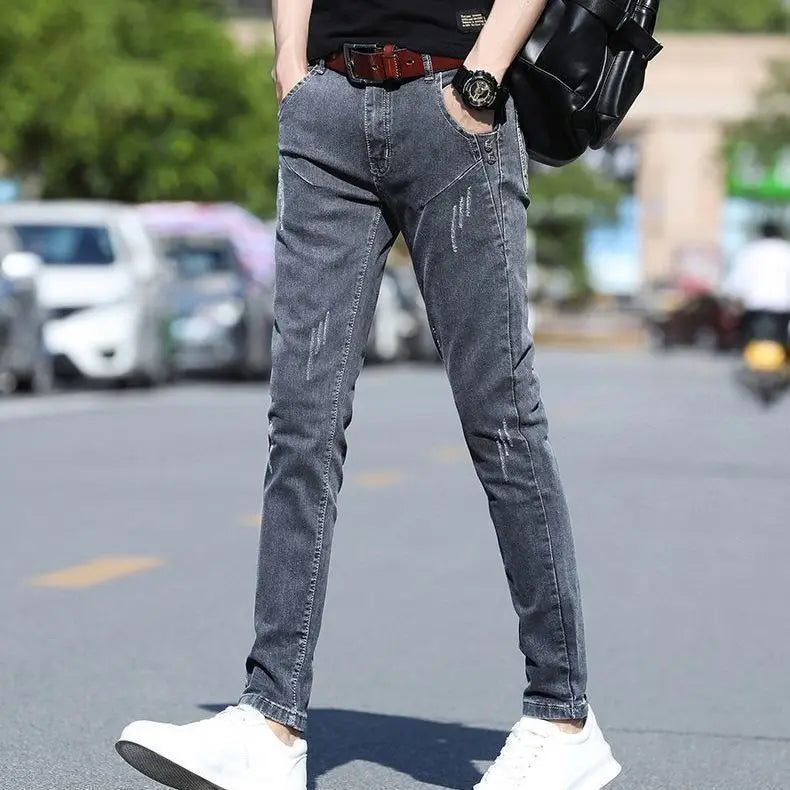 PENDRA Plush Wool Korean Jeans