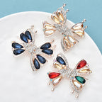 PENDRA Lumina Multicolor Crystal Butterfly Brooch