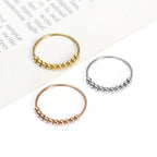 PENDRA Calmspin Stainless Steel Anxiety Spinner Ring