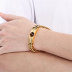 PENDRA Chain Gold Zircon Bracelet