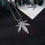 PENDRA Mapleleaf Stainless Steel Maple Leaf Pendant