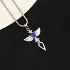 PENDRA Crosschoker Vintage Zinc Alloy Cross Choker Necklace