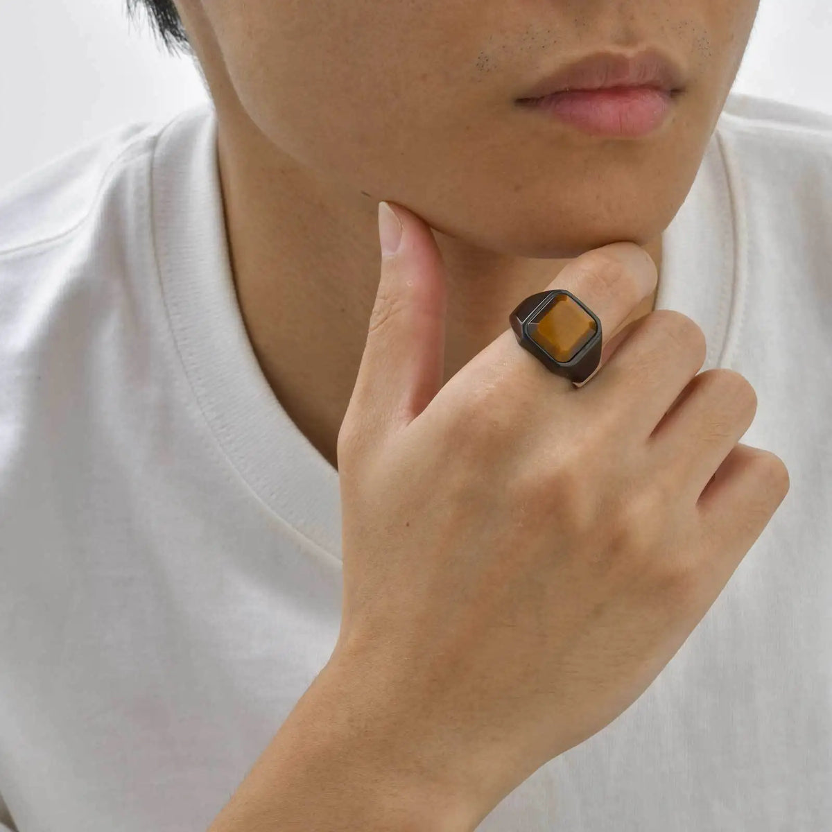 PENDRA Neridell Tiger Eye Ring