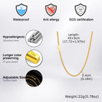 PENDRA Cross Square 2 Pendant Necklace