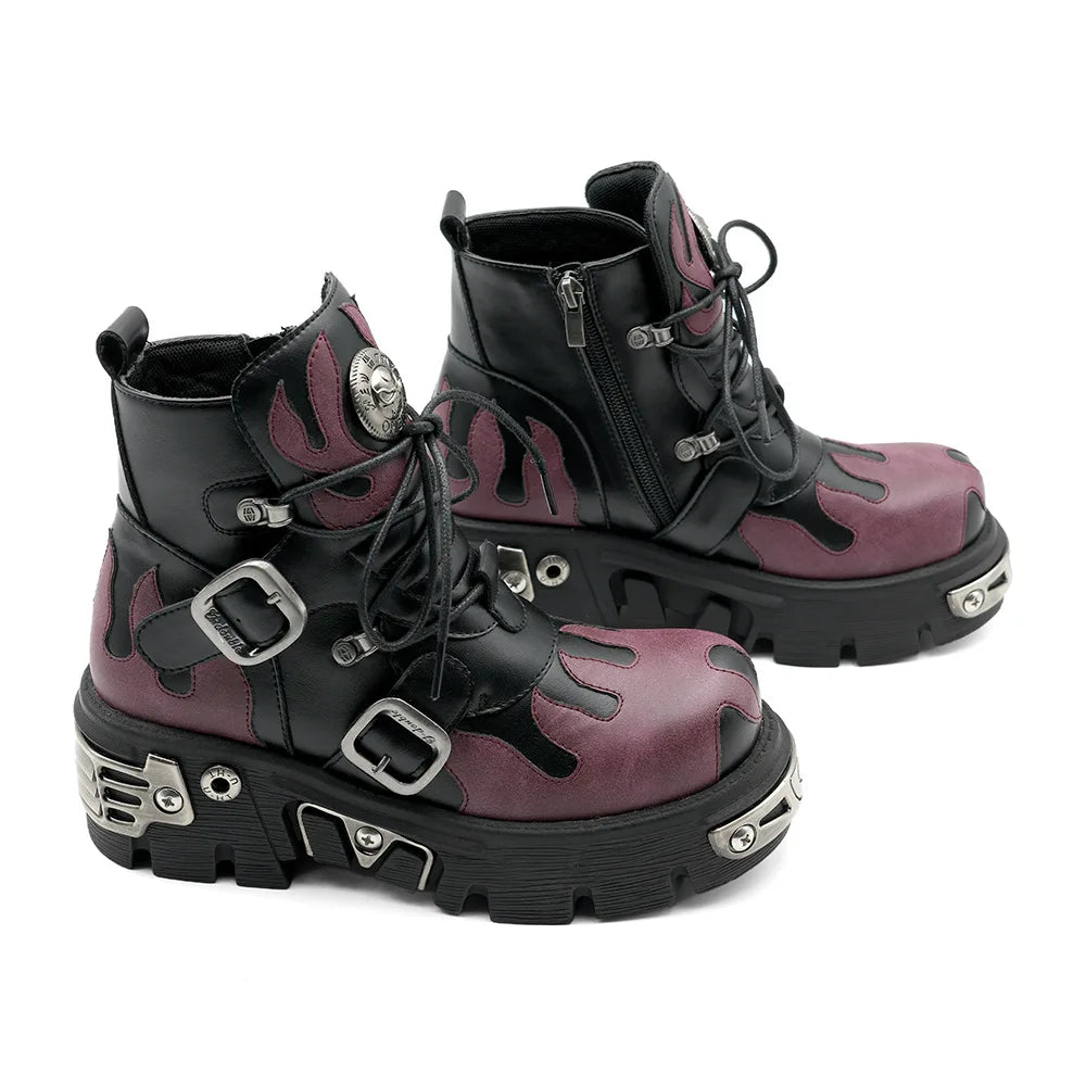 PENDRA Platform Rock Punk Boots