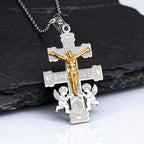 PENDRA Cross Orthodox Pendant Necklace