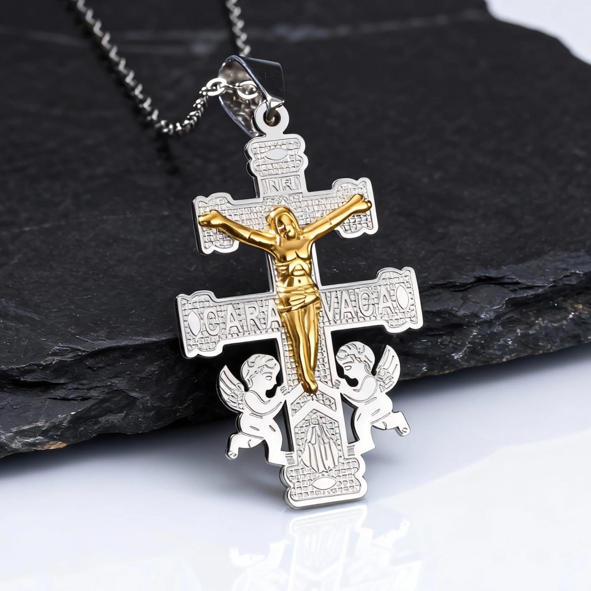 PENDRA Cross Orthodox Pendant Necklace