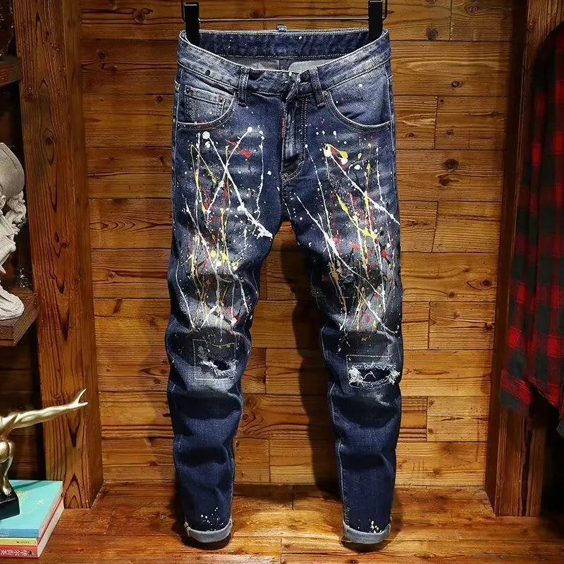 PENDRA Slim Pencil Hole Pants