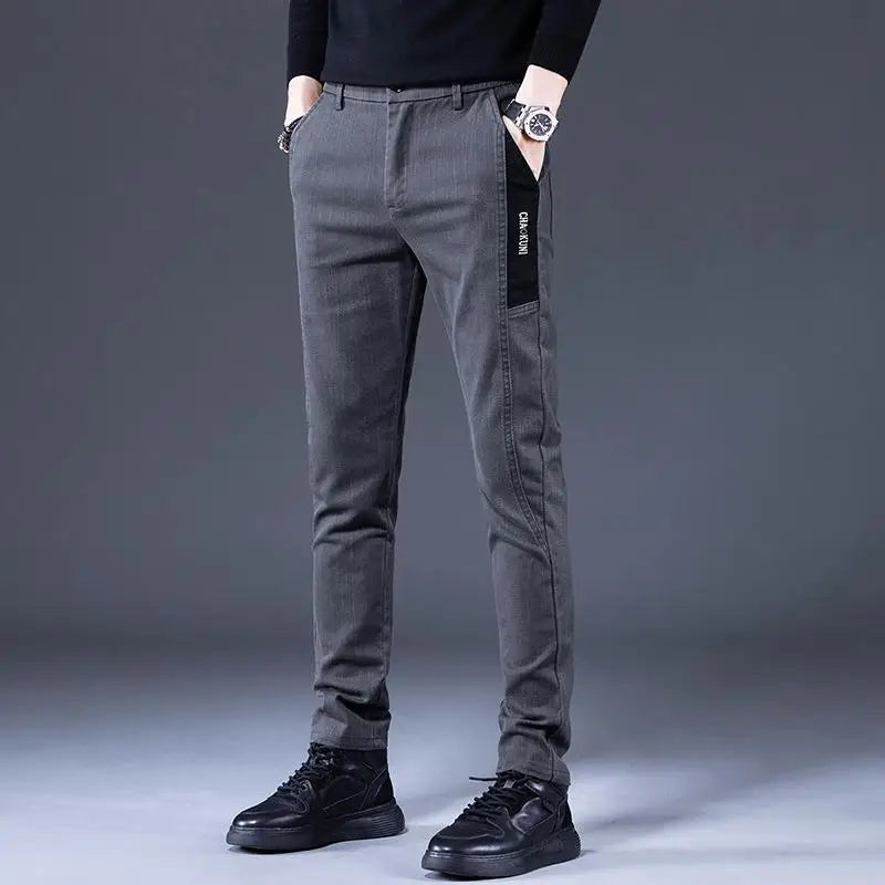 PENDRA Straight End Elastic Pants