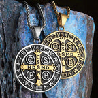 PENDRA St Benedict Exorcism Steel Necklace
