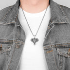 PENDRA Elephant Animal Boyfriend Steel Necklace