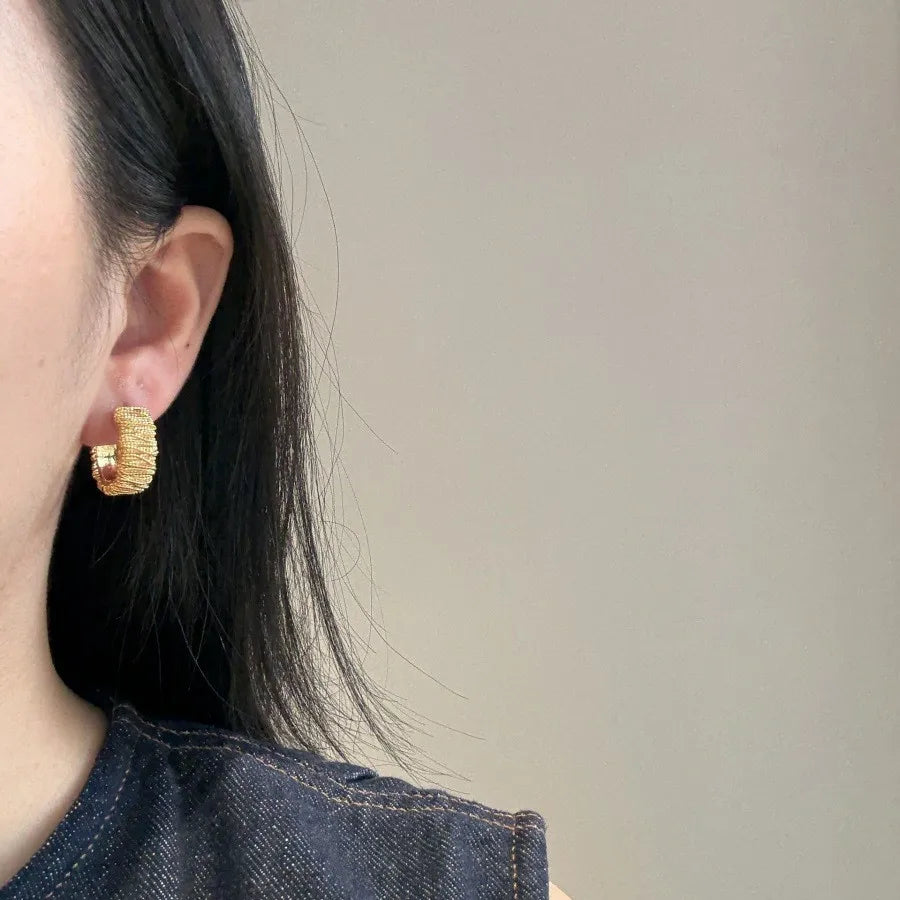 VENTFILLE 925 Sterling Silver Earring for Women Ear Plain Ring Earring Hoop Minimalist Jewelry Birthday Gift Dropshipping