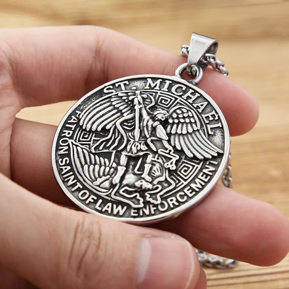 PENDRA Michael Archangel Pendant Necklace