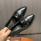 PENDRA Leather Platform British Small Shoes