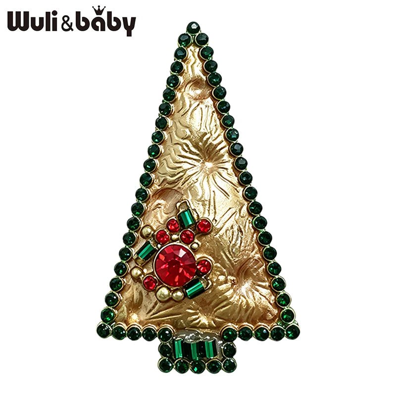 PENDRA Noelina Lovely Christmas Tree Brooch