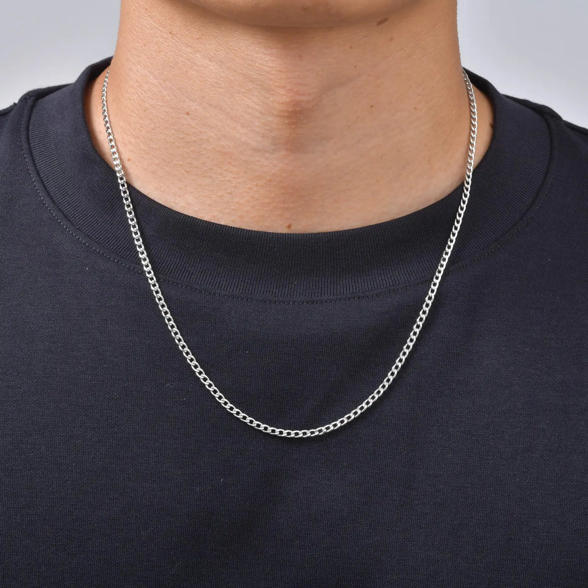 6pcs Stainless Steel Chain Necklace for Men Women,Silver Gold Color Cuban Rope Snake Box Chain Collars,Classic Metal Jewelry Set