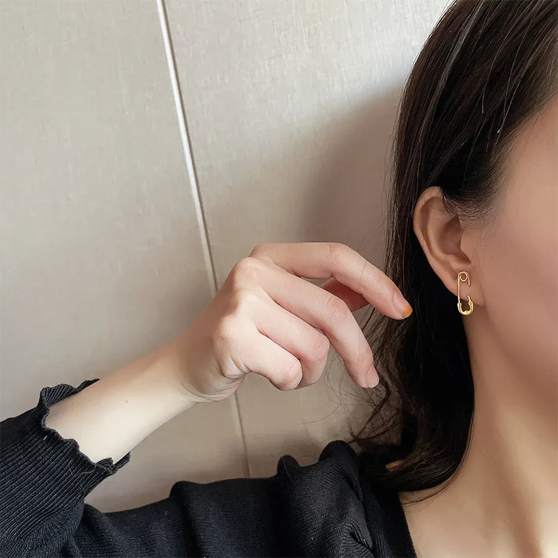 PENDRA Silver Double Layer Earrings