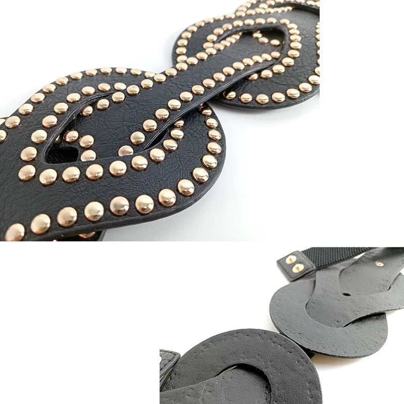 PENDRA Bellalia Black Gothic Wide Corset Belt