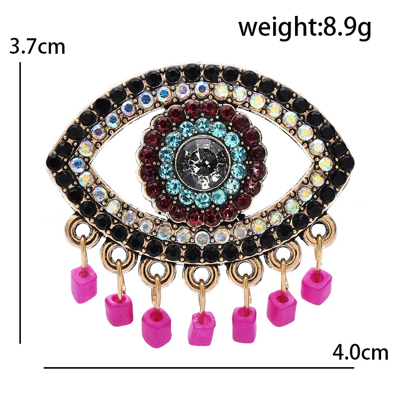 PENDRA Beautiful Pendants Eye Brooch