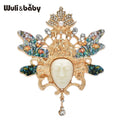 PENDRA Sylphina Retro Forest Elf Face Brooch
