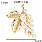 PENDRA Florielle26 Pearl Brooch