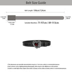 PENDRA Yaralia Black Heart Luxury Belt