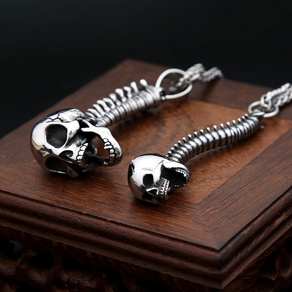 PENDRA Skullpunk Gothic Skull Pendant