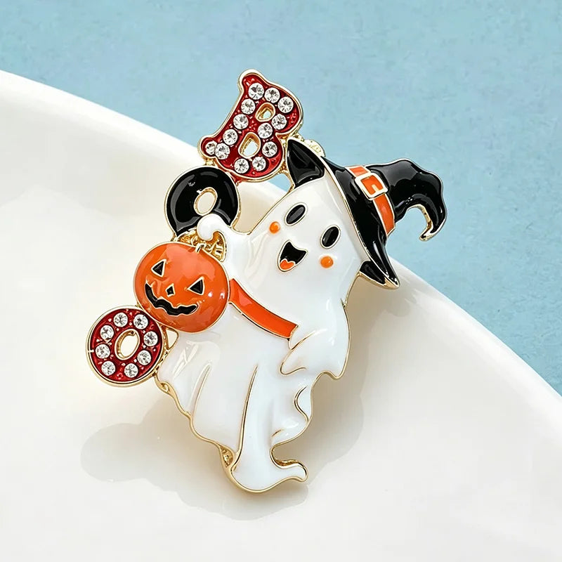 PENDRA Ghostelle Cute Ghost Brooch