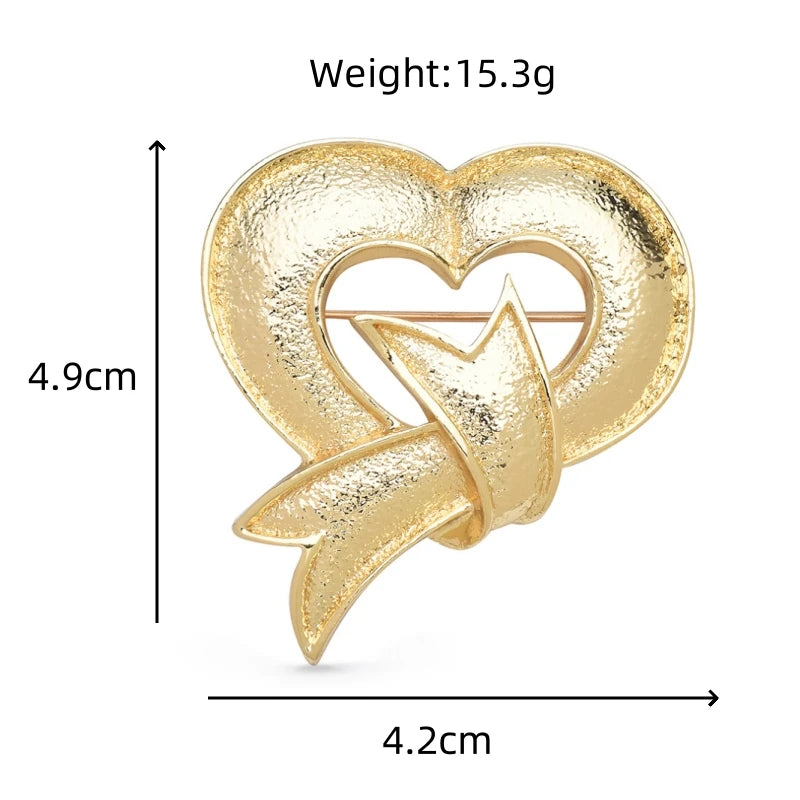 PENDRA Amora Heart Brooch