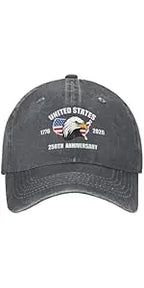 PENDRA Patriotic Cotton Washed Cap