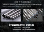 PENDRA Byzantium 8mm Stainless Steel Chain Bracelet