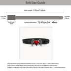 PENDRA Yaralia Black Heart Luxury Belt