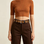 PENDRA Orlayne Canvas Pin Buckle Minimal Belt