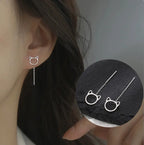 PENDRA Hollow Out Sterling Silver Earrings