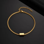 PENDRA Alphabet Letter Box Bracelet