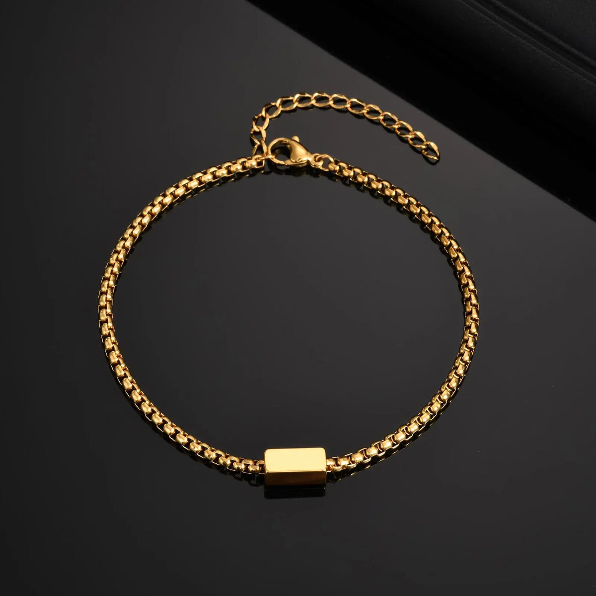 PENDRA Alphabet Letter Box Bracelet