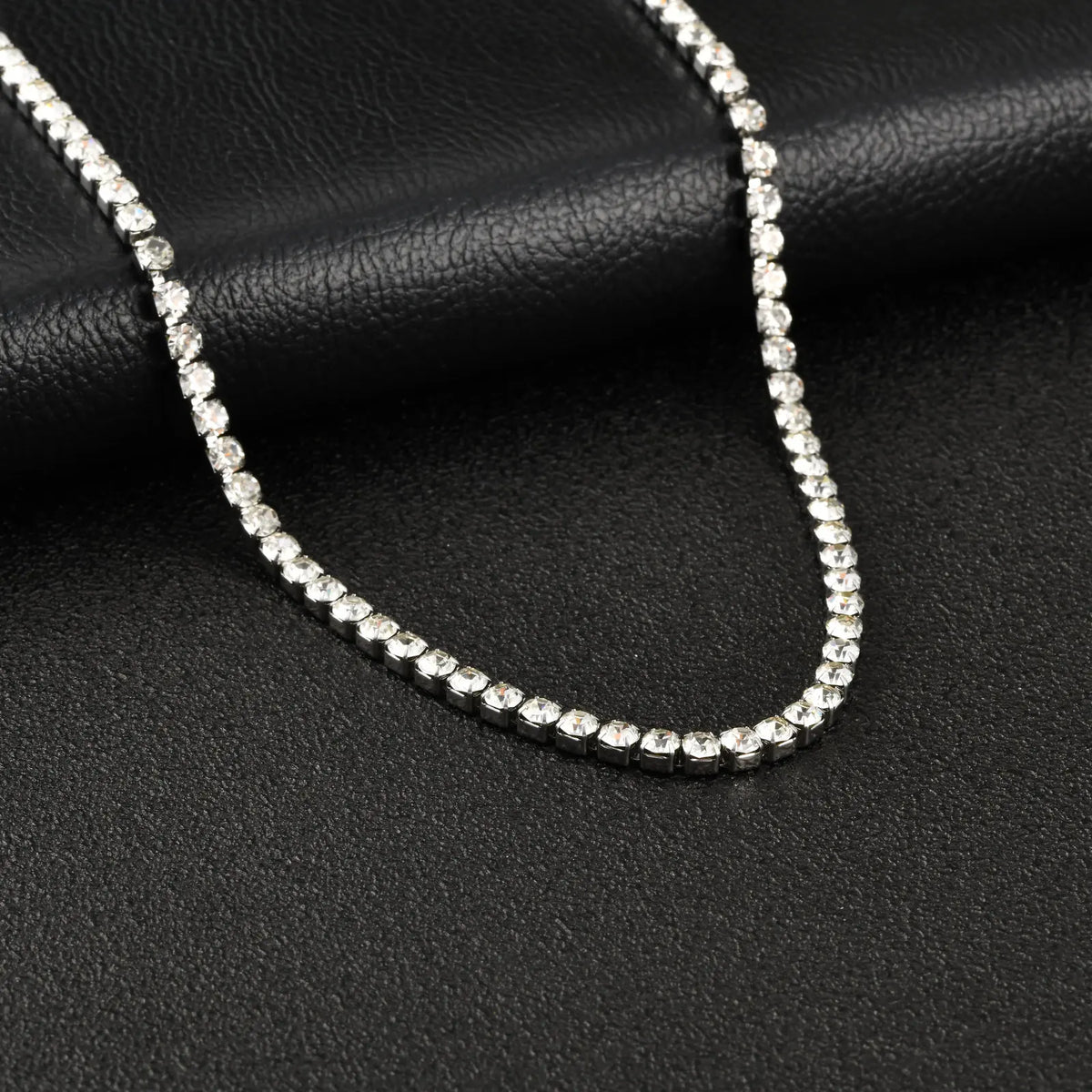 PENDRA Zircon Tennis Chain Necklace